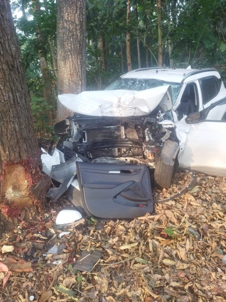 ബത്തേരി കൊളഗപ്പാറയിൽ വാഹനപകടം; ഒരാൾ മരിച്ചു നാലു പേർക്ക് പരിക്ക്