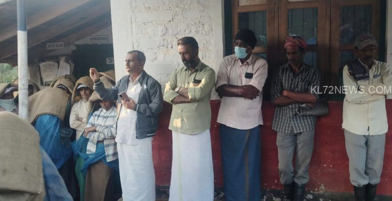 തോട്ടം തൊഴിലാളികൾ പ്രക്ഷോഭത്തിലേയ്ക്ക്