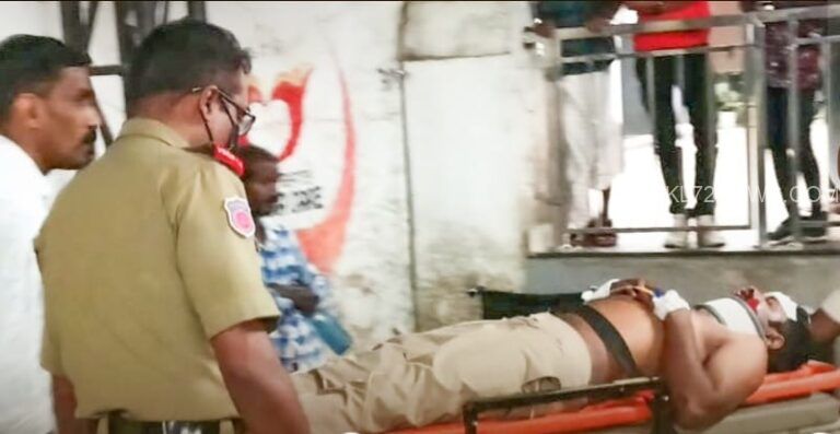 വാഹന പരിശോധനക്കിടെ സിവിൽ എക്സൈസ് ഓഫീസറെ സ്കൂ‌ട്ടർ യാത്രികർ ഇടിച്ചു തെറിപ്പിച്ചു