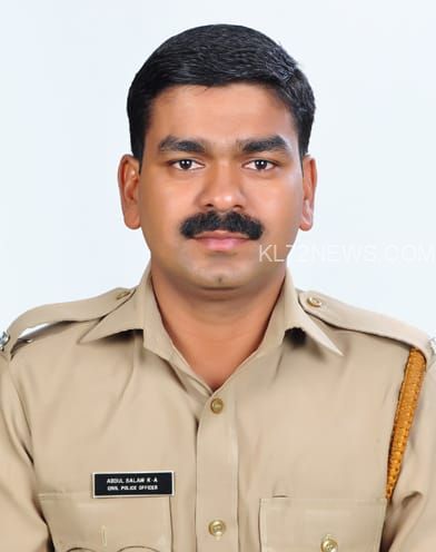 അബ്ദുൾ സലാമിന്സംസ്ഥാന പൊലീസ് മേധാവിയുടെ ബാഡ്ജ് ഓഫ് ഹോണർ