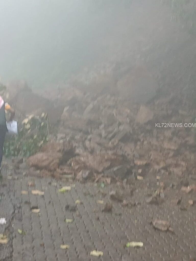 പാൽചുരം – ബോയ്‌സ് ടൗൺ റോഡിൽ മണ്ണിടിച്ചിൽ; ഗതാഗത തടസം