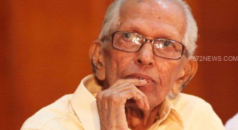 പ്രൊഫ. എം.കെ സാനു അന്തരിച്ചു
