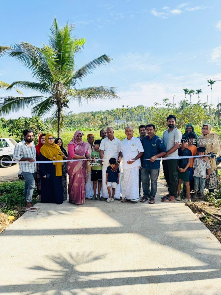 ചളിക്കണ്ടം മരക്കാർ ഹാജി റോഡ്ഉദ്ഘാടനം ചെയ്തു