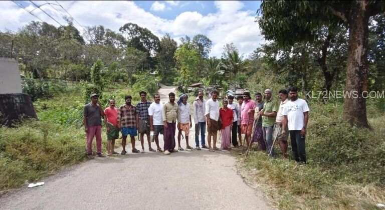 പുൽപ്പള്ളി പഞ്ചായത്തിൽ റോഡുകളുടെ ഇരുവശവും കാടുകൾ തിങ്ങിനിറഞ് ഗതാഗതം തടസ്സപ്പെടുന്നു: ചുണ്ടക്കൊല്ലി വയൽ ഭാഗത്തെ വരെ റോഡിന് ഇരുവശവും ജനങ്ങൾ സ്വയം കാടുവെട്ടി