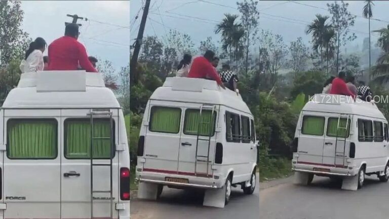 വയനാട്ടിലെ വിനോദസഞ്ചാരികളുടെ അപകടകരമായ യാത്ര.