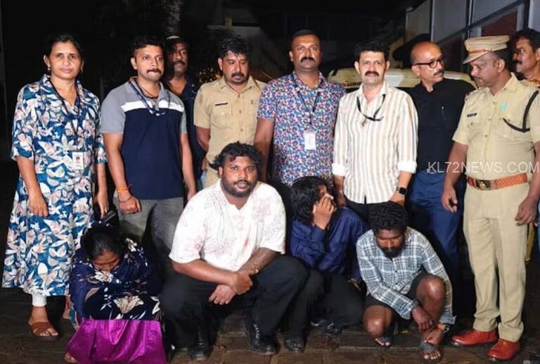 കൊച്ചിയില്‍ വന്‍ ലഹരി വേട്ട; രണ്ട് കിലോയിലധികം ഹാഷിഷ് ഓയിലുമായി നാല് പേര്‍ പിടിയില്‍, വിപണി വില രണ്ട് കോടിയിലേറെ