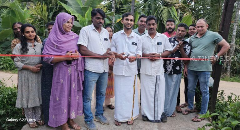 ഇന്ത്യാനക്കുന്ന് നടപ്പാത:ഉദ്ഘാടനം ചെയ്തു.
