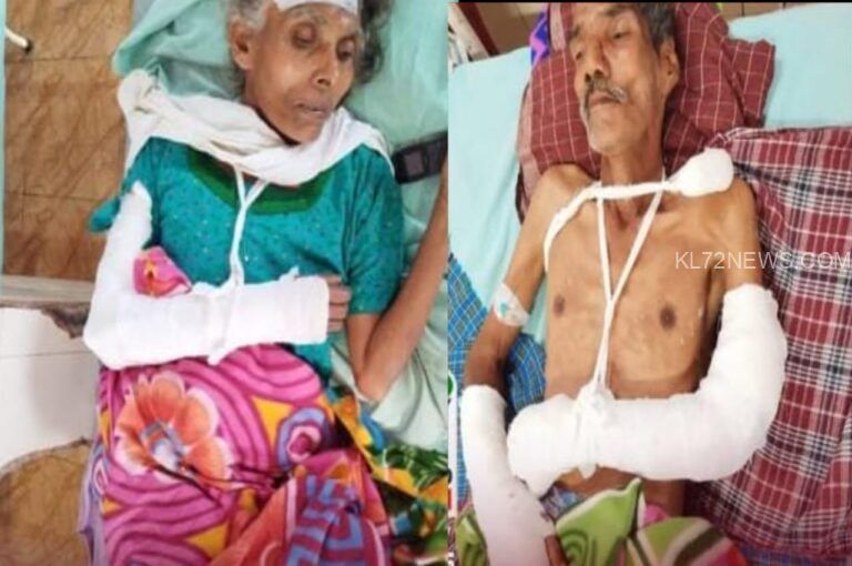 പറമ്പിൽ കോഴി കയറിയെന്നാരോപിച്ച്വയോധിക ദമ്പതികൾക്ക് അയൽവാസിയുടെ ക്രൂരമർദനം