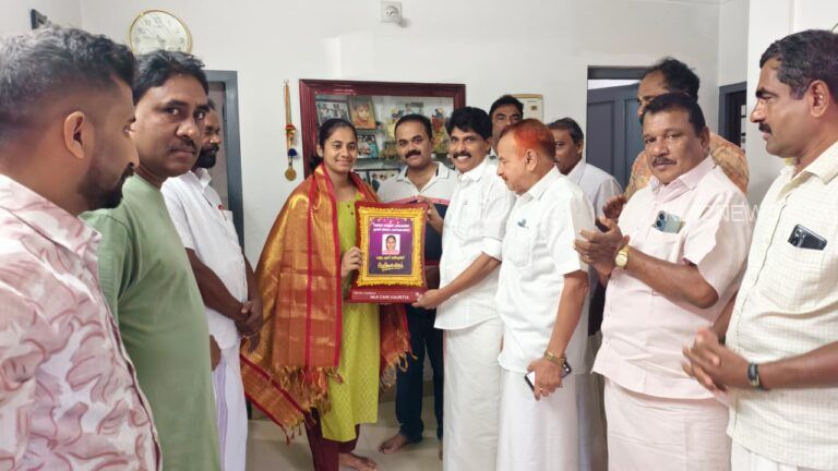 ഹൃദ്യയെ അഭിനന്ദമറിയിച്ച് ടി സിദ്ധിഖ്വിവിധമേഖലകളില്‍ പ്രചരണം നടത്തി