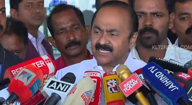 ‘ഇല്ലാത്ത വാര്‍ത്തകള്‍ കൊണ്ട് പാവം സുധാകരേട്ടനെ നിങ്ങള്‍ അധിക്ഷേപിക്കുന്നതെന്തിന്?’ ചില മാധ്യമങ്ങള്‍ തെറ്റായ വാര്‍ത്തകള്‍ നല്‍കുന്നുവെന്ന് വി ഡി സതീശന്‍