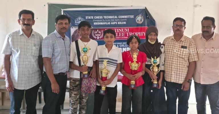 U-13 ചെസ്സ് ആദി ദിയാനും ജൊഹാന അജിയും ചാമ്പ്യന്മാർ