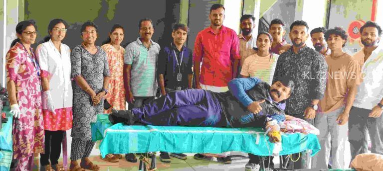 ഒയാസിസ് ഫിറ്റ്നസ് അക്കാദമിയിൽ രക്തദാന ക്യാംപ് നടത്തി